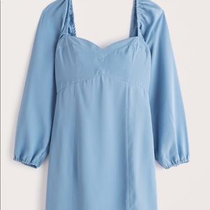 NWT Long-Sleeve Corset Seamed Mini Dress